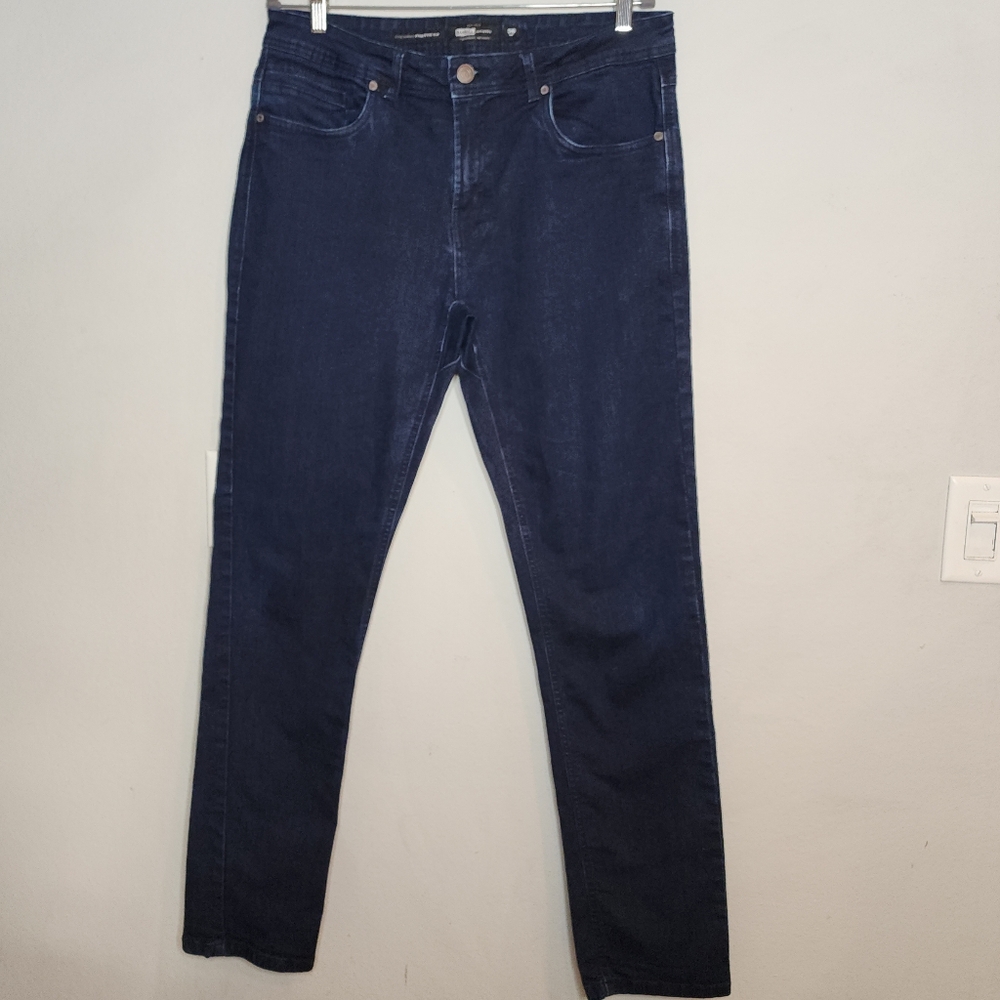 Barbell Straight Athletic Fit Jeans Darkwash Men's Size 36 33" Inseam